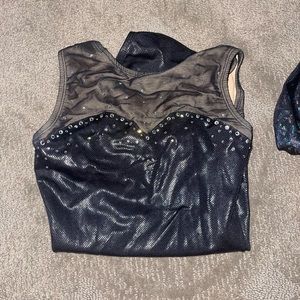 Gymnastic short sleeve competition leo or practice leo